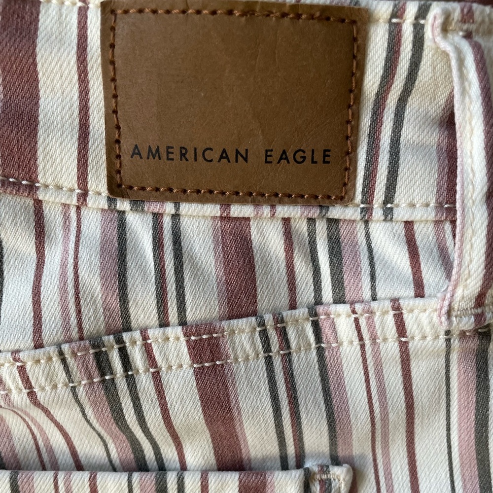 #007, American Eagle Next Level Stretch, striped, hi rise jegging - Picture 5 of 5